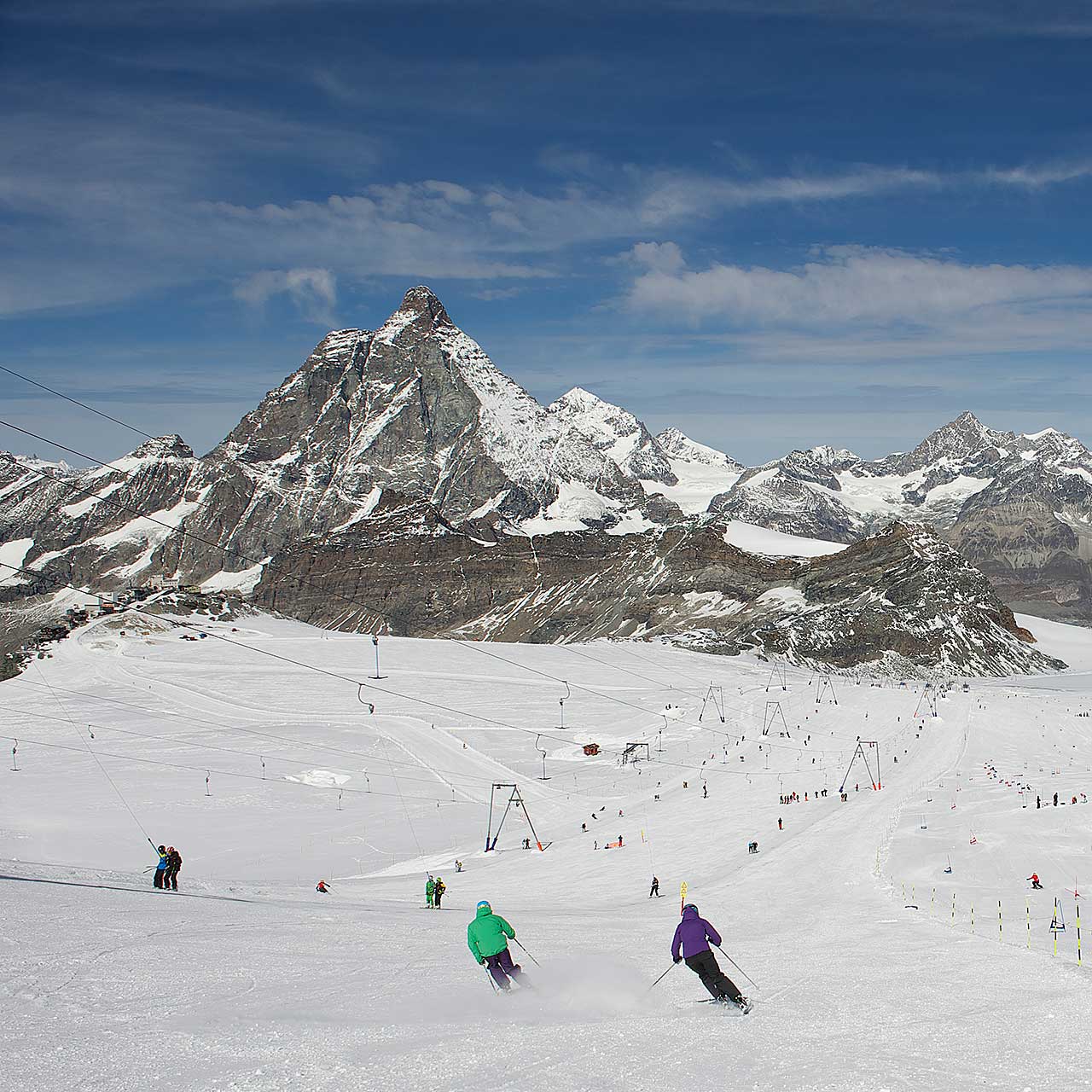 Sommerski Piste in Zermatt